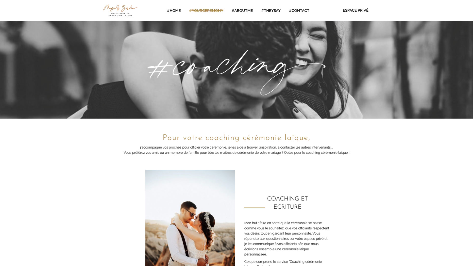 Page coaching du site de Magaly ZARKA