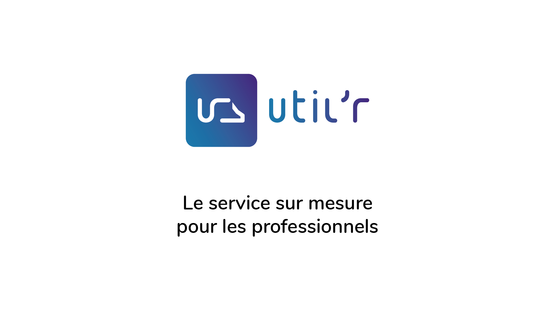 Logotype et slogan - UtilR
