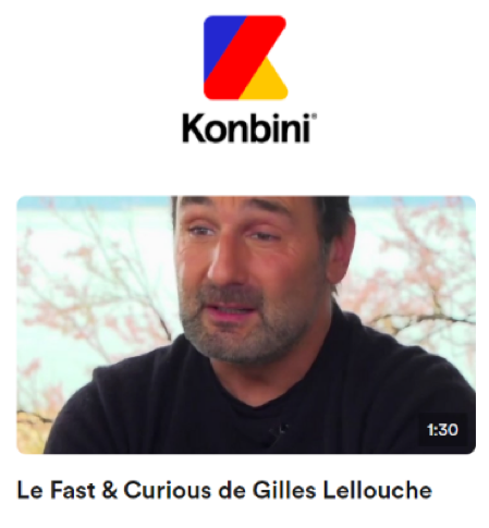 Capture d'écran d'une vidéo Konbini avec Gilles Lellouche - Les 8 tendances social media en 2021 - L'agence Com' Kani