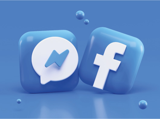 Logo de Facebook et Messenger