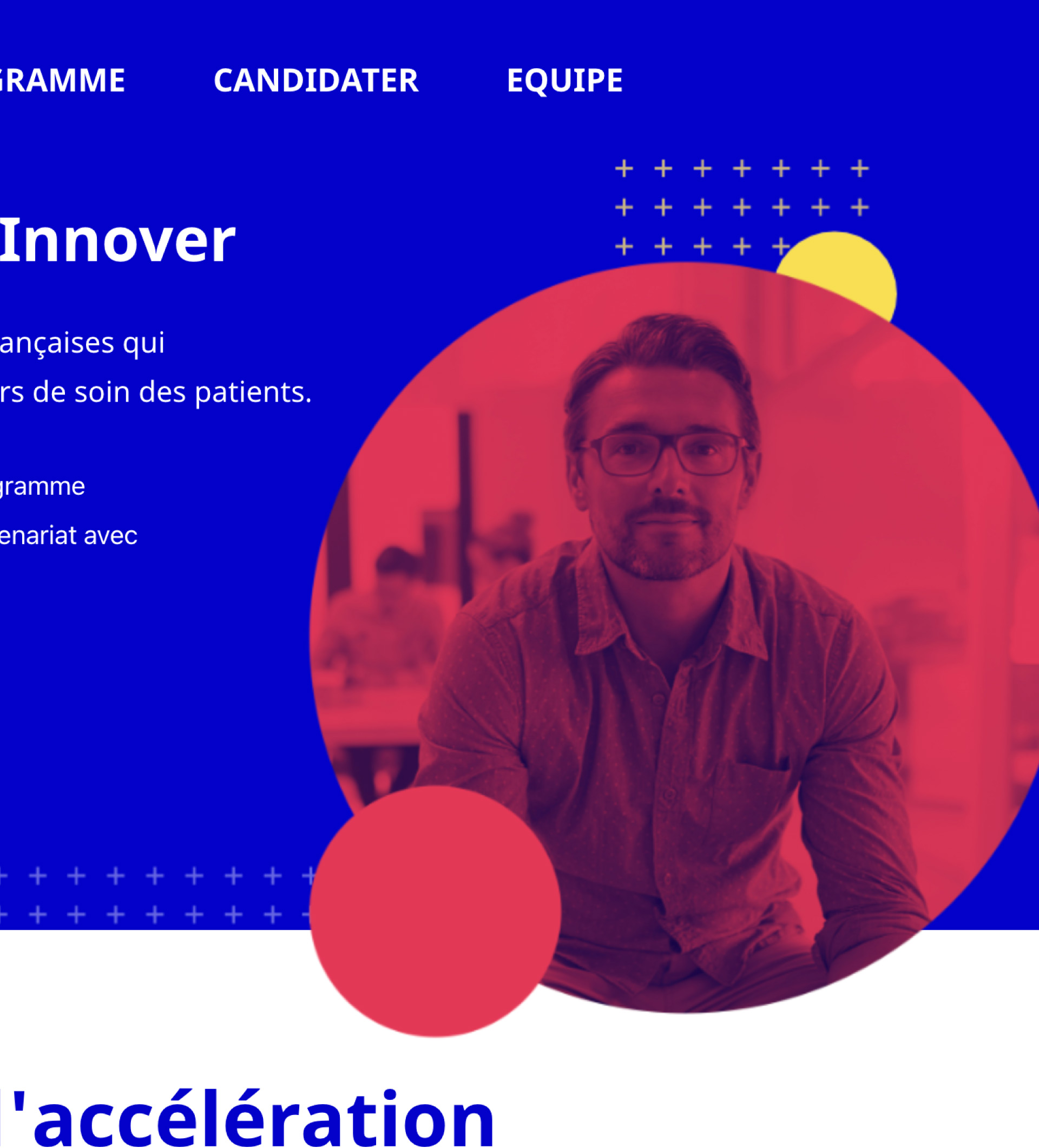 Pfizer Healthcare Hub France avec Wilco - Site réalisé par l'agence Com' Kani