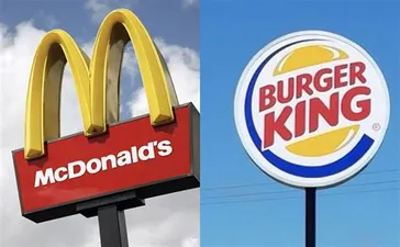 Enseigne Mcdo et Burger King 