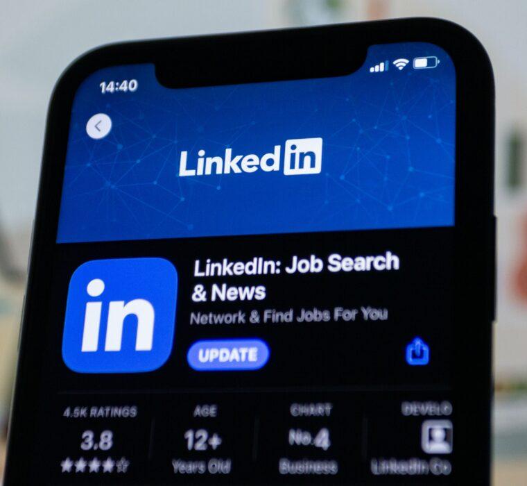 Portable offert sur Apple Store pour télécharger LinkedIn