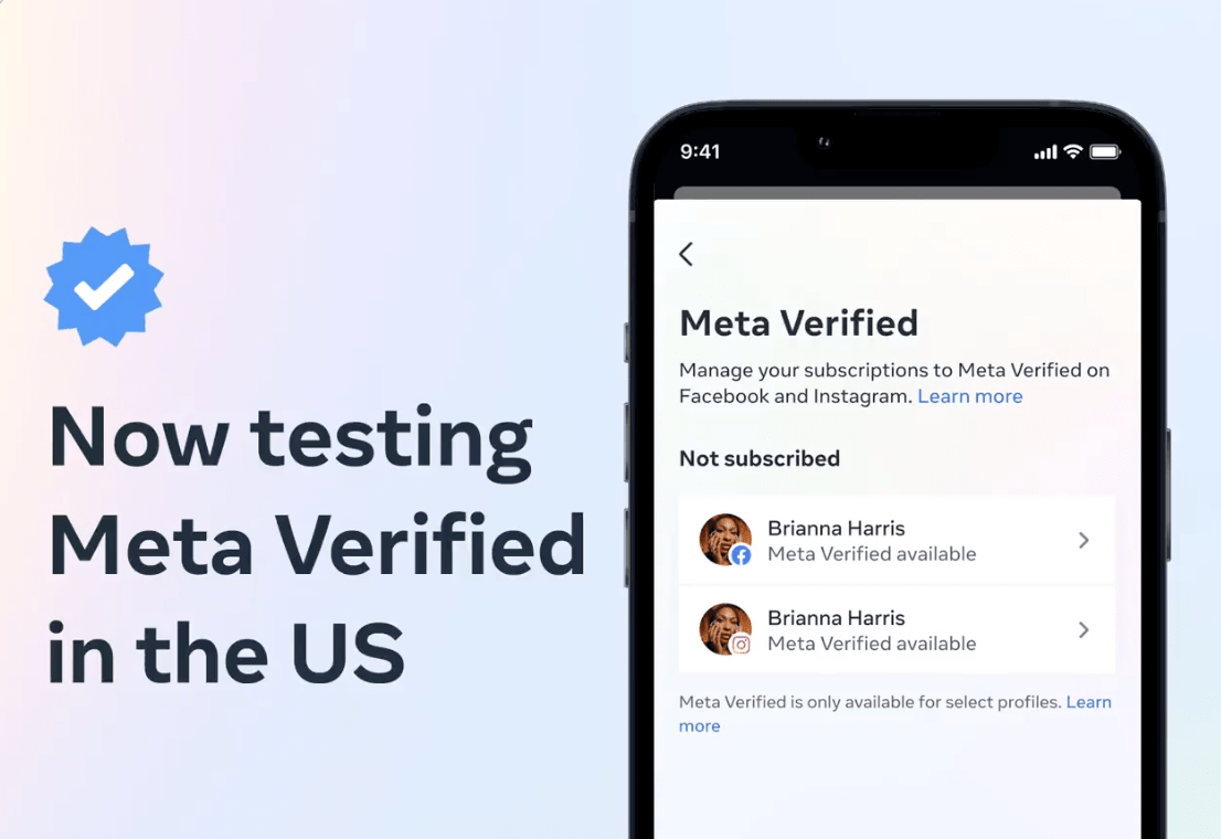 Tweet de Meta sur la nouvelle certificat