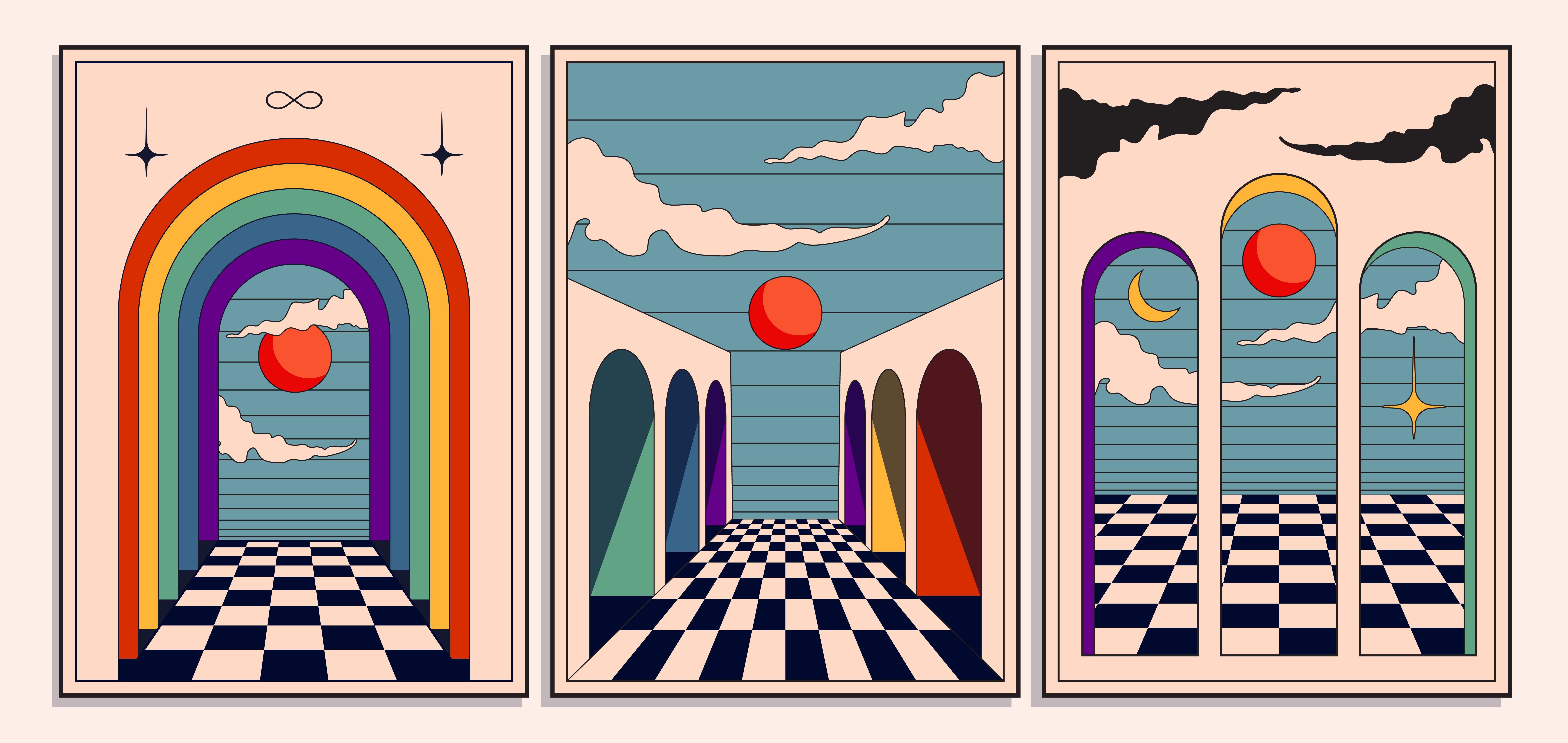 Collection de caractères typographiques anciens en bois et en métal, disposés en mosaïque sur un fond sombre.